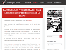 Tablet Screenshot of paris.intersquat.org